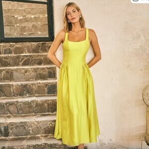 Antonio Melani Kiwi Colored Dress NWT